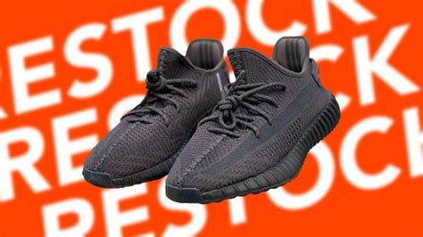 yeezy black static restock.